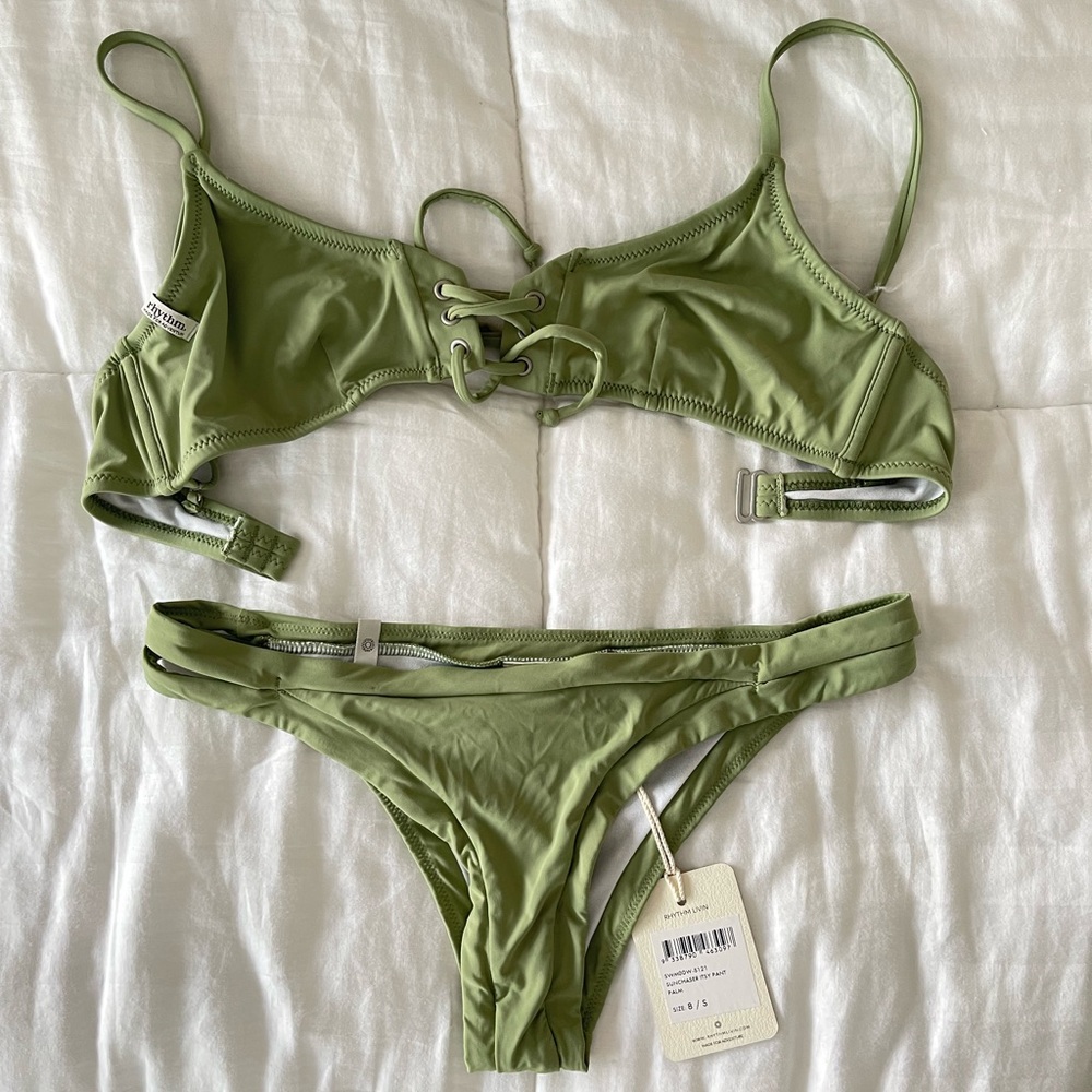 NWT Rhythm green bikini